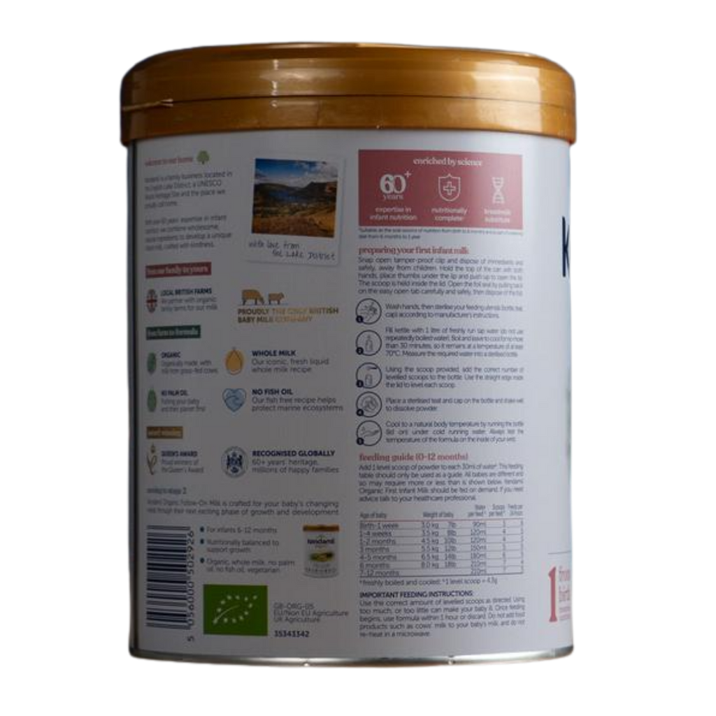 Kendamil Organic Stage 1 First Infant Milk Formula – 800g (4 pieces)