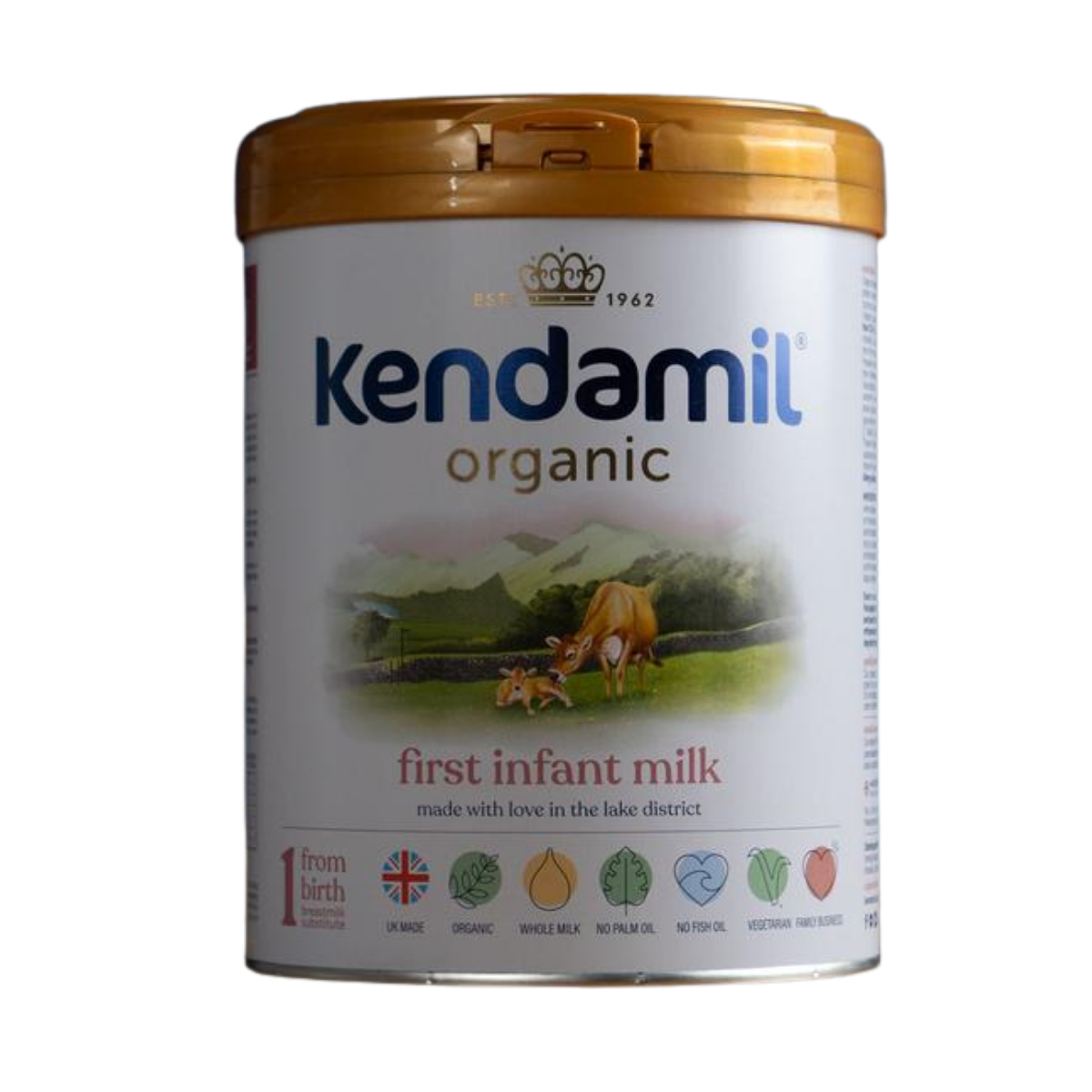 Kendamil Organic Stage 1 First Infant Milk Formula – 800g (4 pieces)
